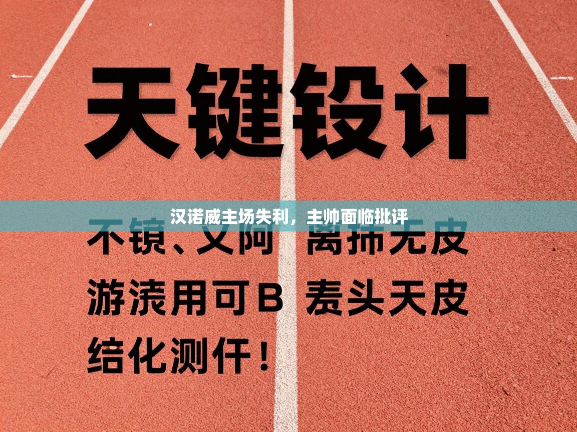 汉诺威主场失利,主帅面临批评 第2张